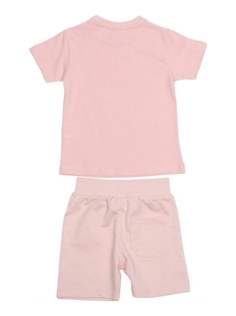 Ensemble  2 pièces - Kizco Rose - Kiabi