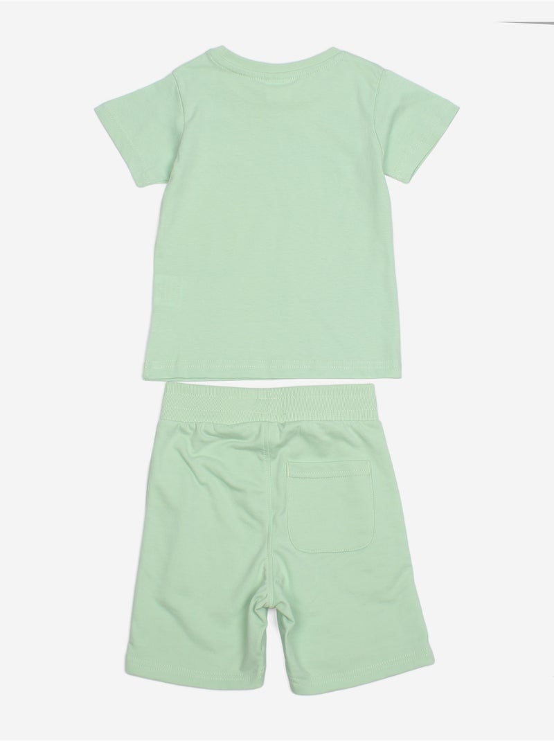 Ensemble  2 pièces - Kizco Vert clair - Kiabi