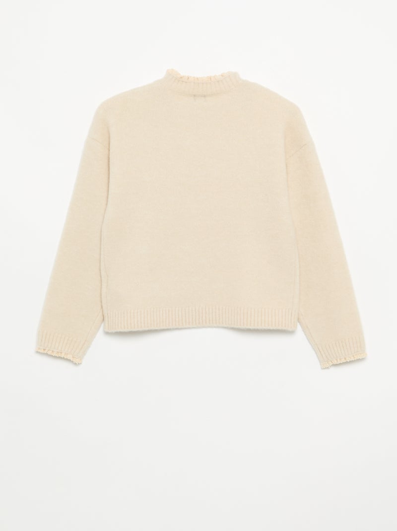 Ensemble 2 pièces - Pull + pantalon Beige - Kiabi
