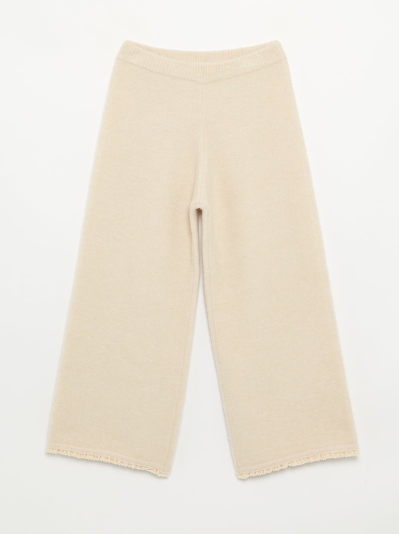 Ensemble 2 pièces - Pull + pantalon Beige - Kiabi