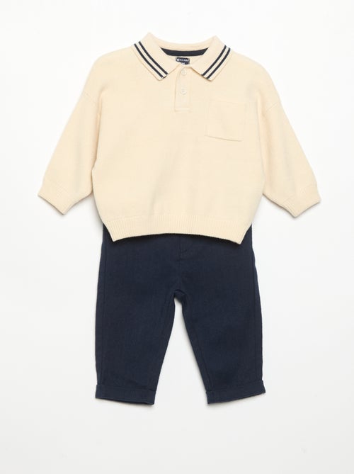 Ensemble 2 pièces - pull + pantalon - Kiabi Ensemble 2 pièces - pull + pantalon - Kiabi