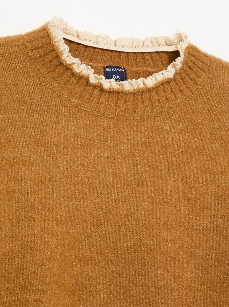 Ensemble 2 pièces - Pull + pantalon Marron - Kiabi