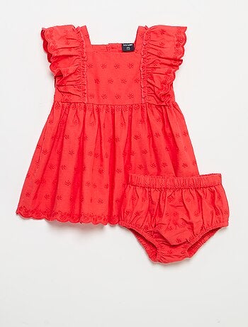 Ensemble 2 pièces - robe sans manches + culotte