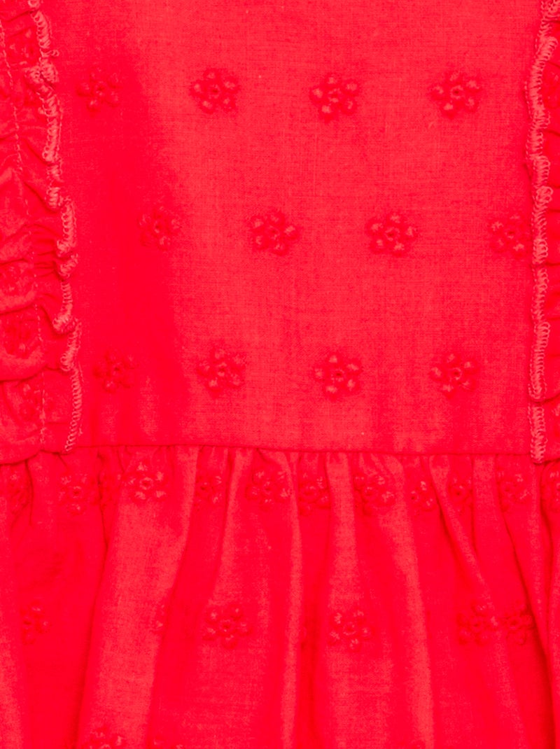 Ensemble 2 pièces - robe sans manches + culotte Rouge - Kiabi