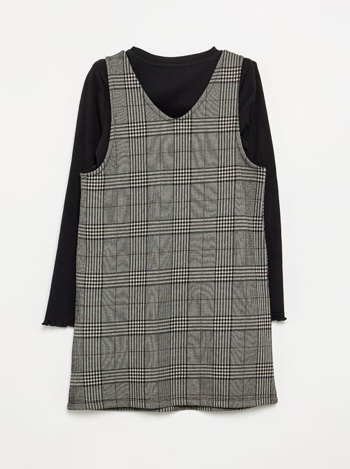 Ensemble 2 pièces - Robe + T-shirt à manches longues - Kiabi
