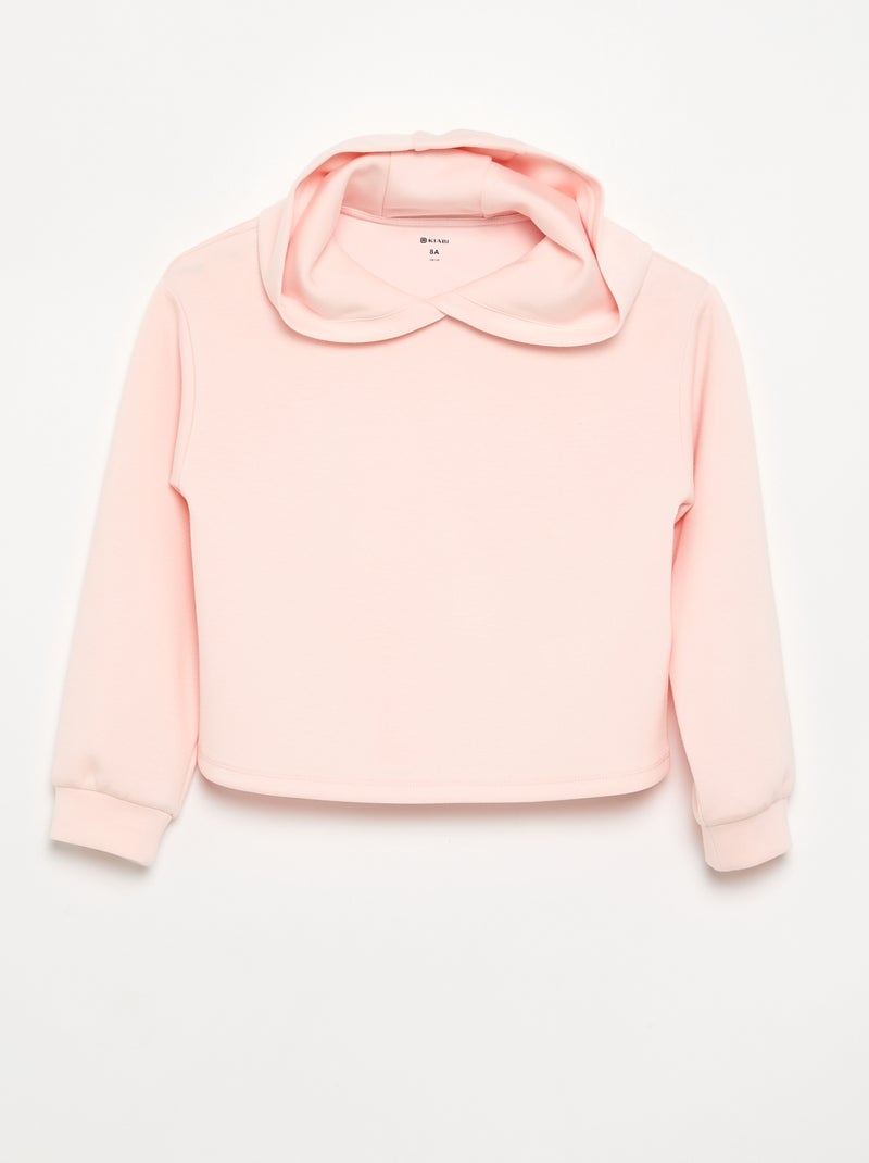 Ensemble 2 pièces - Sweat à capuche + legging flare Rose - Kiabi