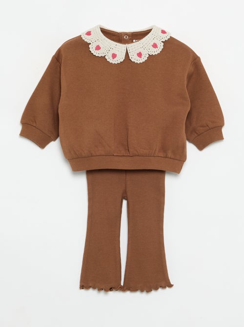Ensemble 2 pièces - sweat + legging - Kiabi