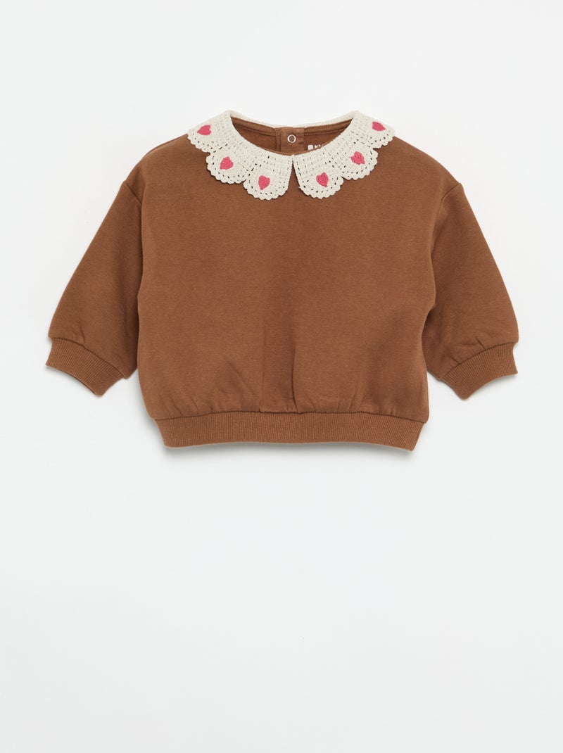 Ensemble 2 pièces - sweat + legging Marron - Kiabi