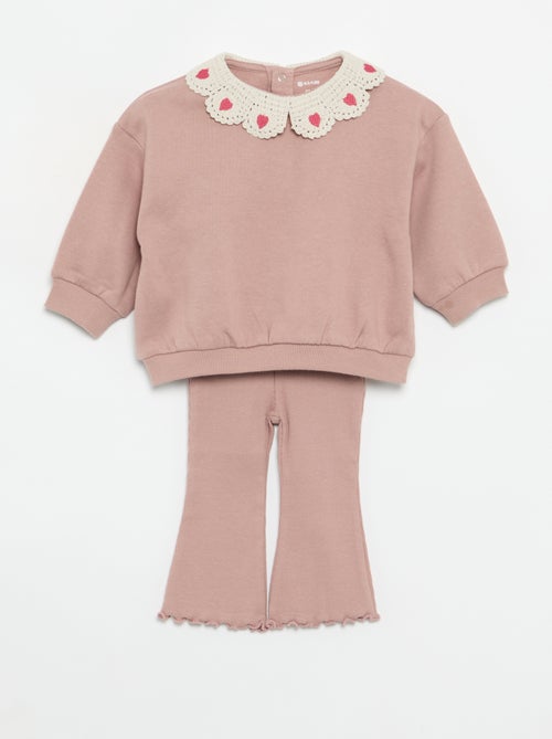 Ensemble 2 pièces - sweat + legging - Kiabi