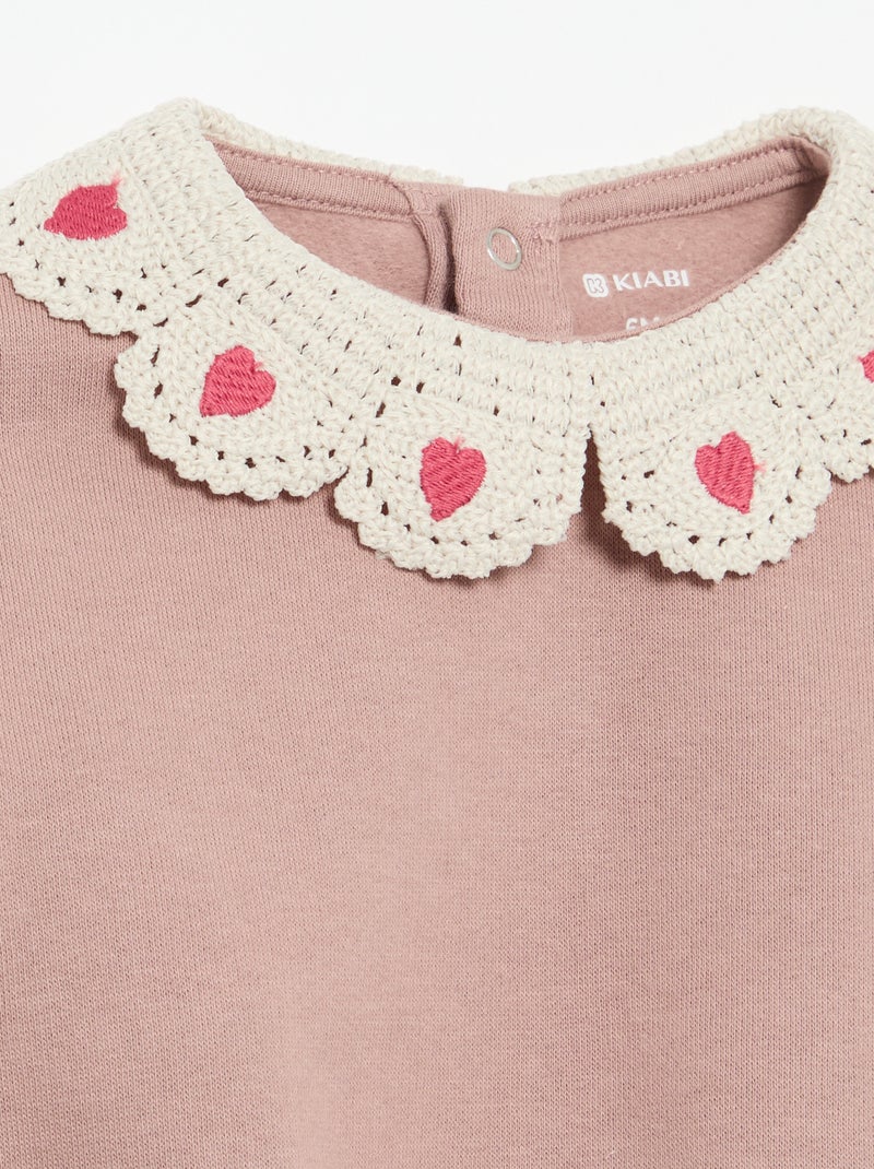 Ensemble 2 pièces - sweat + legging Rose - Kiabi