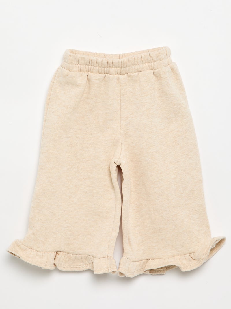 Ensemble 2 pièces - sweat + pantalon Beige - Kiabi