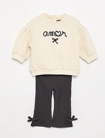 Ensemble 2 pièces - sweat + pantalon