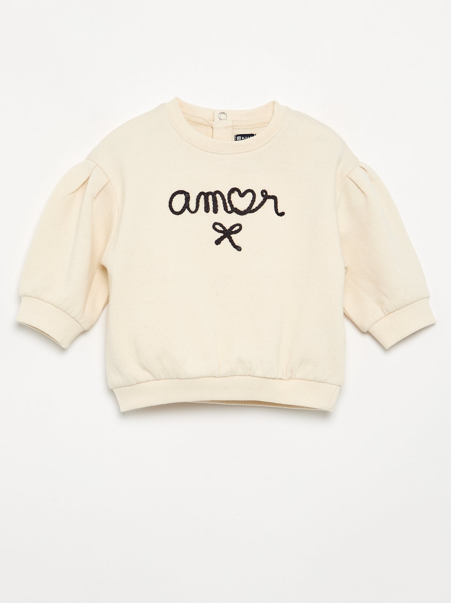 Ensemble 2 pièces - sweat + pantalon - Beige