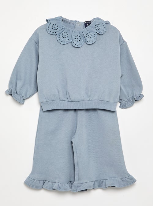 Ensemble 2 pièces - sweat + pantalon - Kiabi Ensemble 2 pièces - sweat + pantalon - Kiabi
