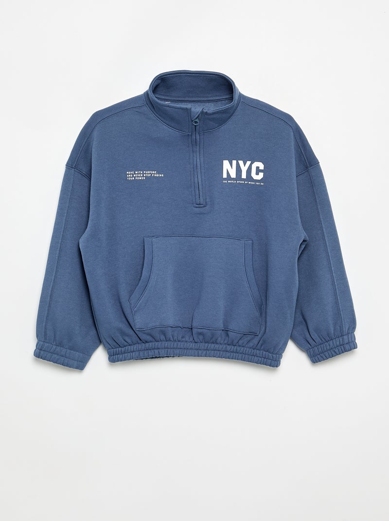 Ensemble 2 pièces - Sweat + pantalon de jogging Bleu - Kiabi