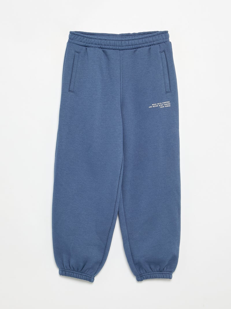 Ensemble 2 pièces - Sweat + pantalon de jogging Bleu - Kiabi