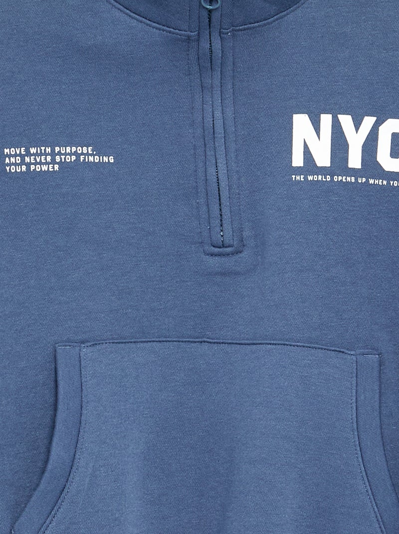 Ensemble 2 pièces - Sweat + pantalon de jogging Bleu - Kiabi