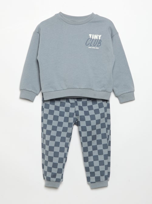 Ensemble 2 pièces - Sweat + pantalon de jogging - Kiabi