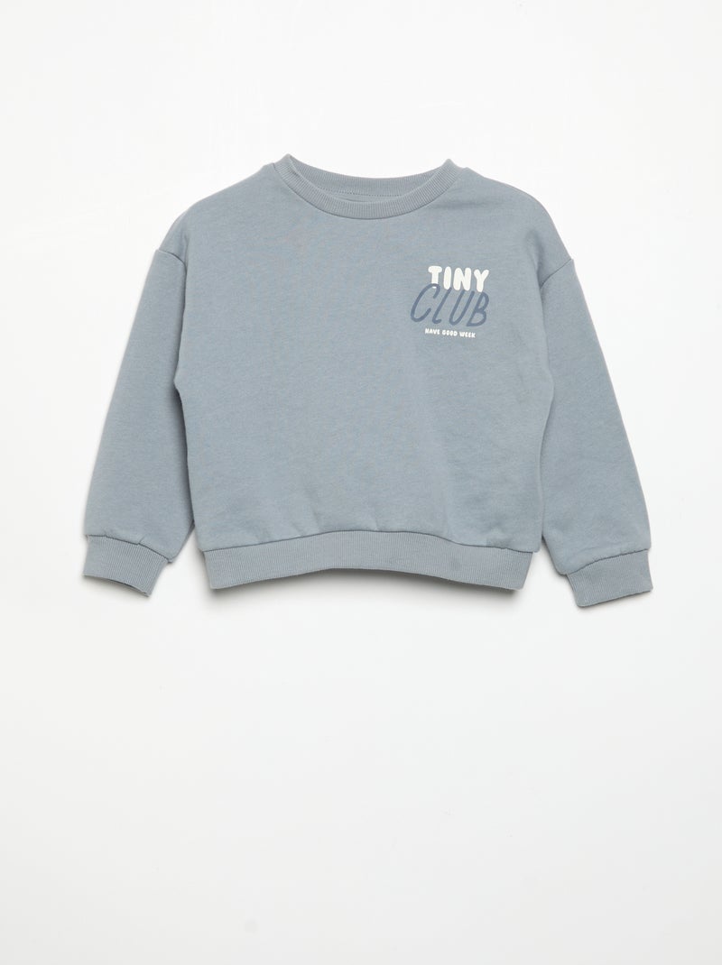 Ensemble 2 pièces - Sweat + pantalon de jogging Gris - Kiabi