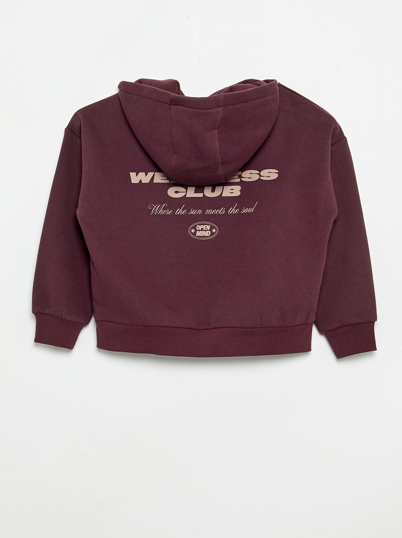 Ensemble 2 pièces - sweat + pantalon de jogging Violet - Kiabi
