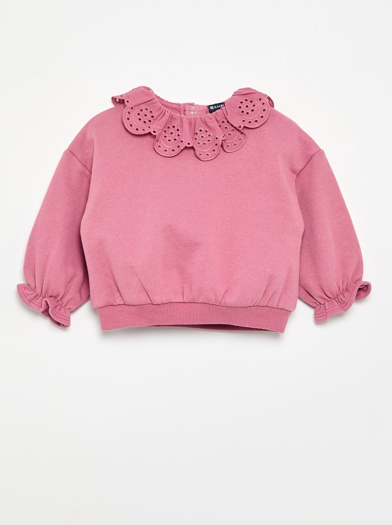 Ensemble 2 pièces - sweat + pantalon Rose - Kiabi