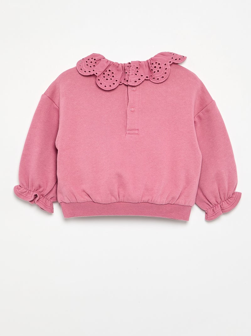 Ensemble 2 pièces - sweat + pantalon Rose - Kiabi