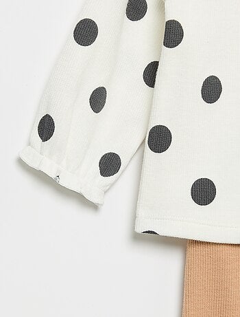 Ensemble 2 pièces - T-shirt à manches longues + legging
