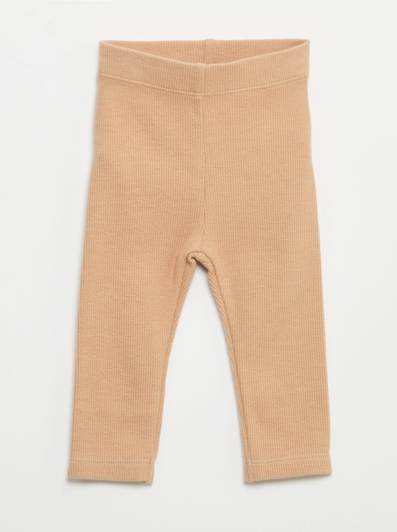 Ensemble 2 pièces - T-shirt à manches longues + legging Blanc - Kiabi