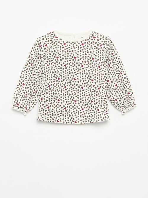 Ensemble 2 pièces - T-shirt à manches longues + legging - Kiabi