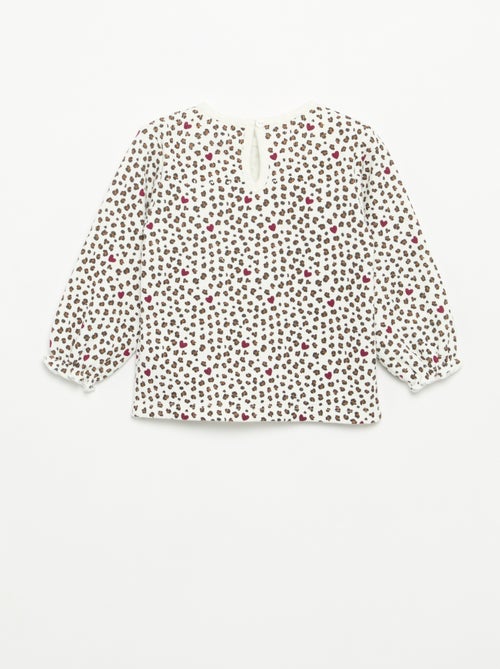 Ensemble 2 pièces - T-shirt à manches longues + legging - Kiabi