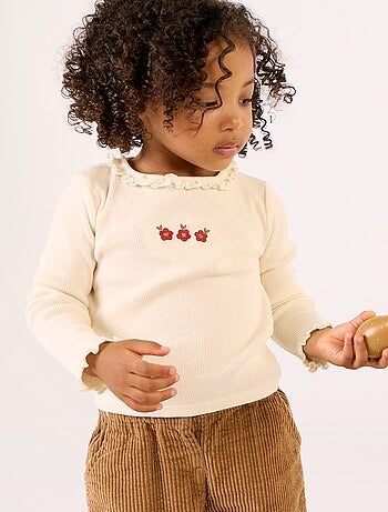 Ensemble 2 pièces - T-shirt + pantalon en velours