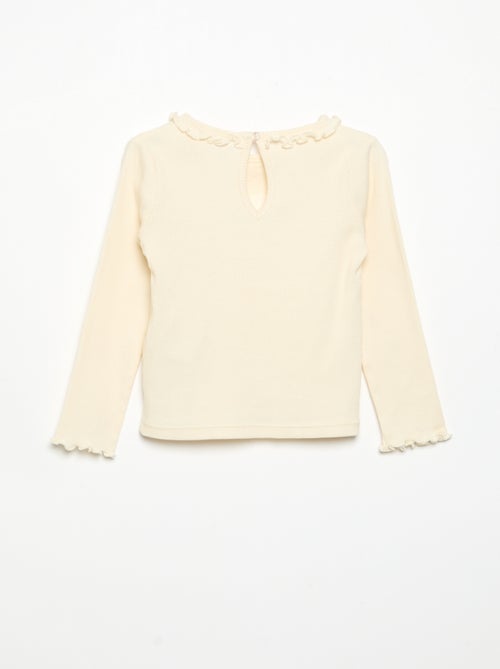 Ensemble 2 pièces - T-shirt + pantalon en velours - Kiabi