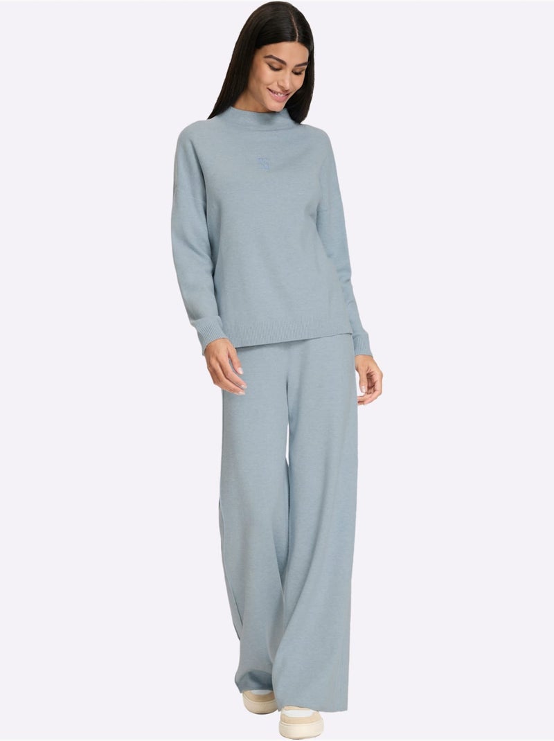Ensemble 2 pièces - taille standard - helline Bleu Ecru - Kiabi