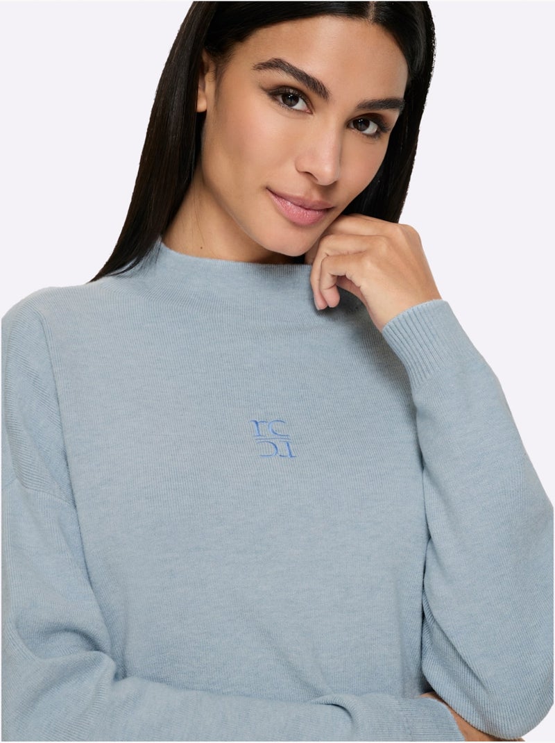 Ensemble 2 pièces - taille standard - helline Bleu Ecru - Kiabi