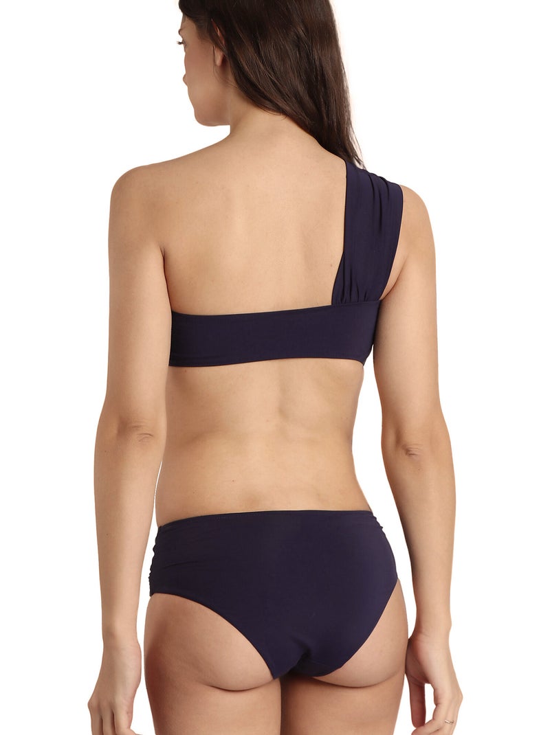Ensemble 2 pièces bikini asymétrique préformé Cruise Bleu - Kiabi