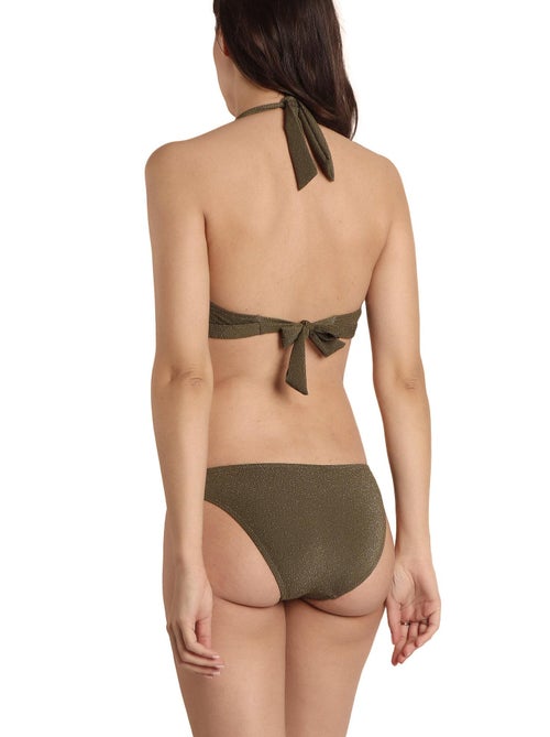 Ensemble 2 pièces bikini préformé dos nu Shiny Paradise - Kiabi