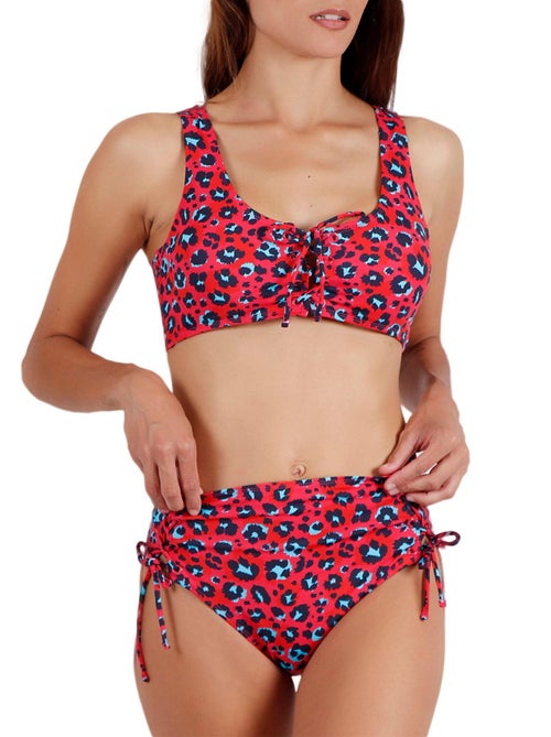 Ensemble 2 pièces bikini préformé Hot Skin rouge - Kiabi