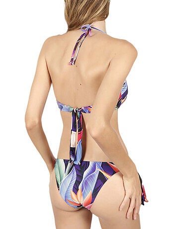 Ensemble 2 pièces bikini push-up Malibu multicolore