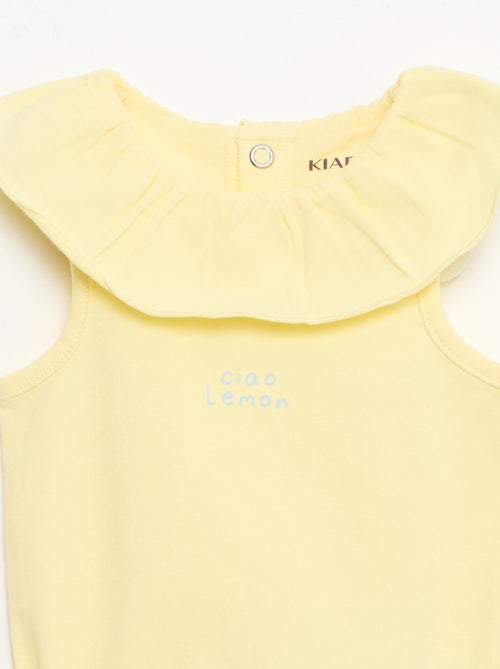 Ensemble 2 pièces body + culotte - Kiabi Ensemble 2 pièces body + culotte - Kiabi