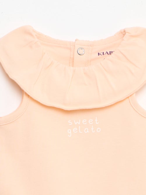 Ensemble 2 pièces body + culotte - Kiabi