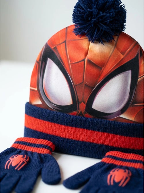 Ensemble 2 pièces bonnet spiderman marvel garçon - Kiabi