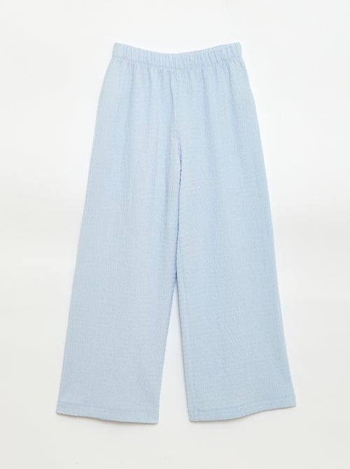 Ensemble 2 pièces chemise + pantalon large - Kiabi