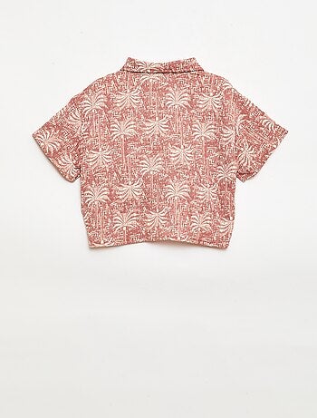 Ensemble 2 pièces chemise + pantalon large