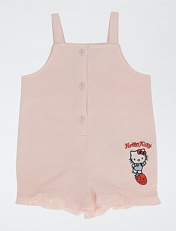 Ensemble 2 pièces combinaison courte + T-shirt hyper 'Hello Kitty'