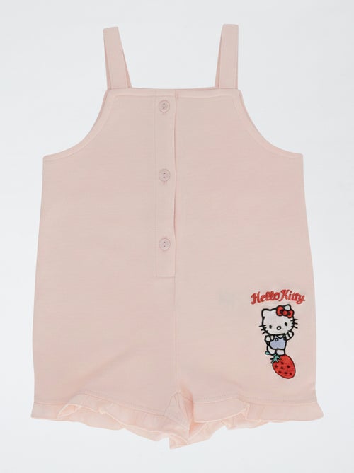 Ensemble 2 pièces combinaison courte + T-shirt hyper 'Hello Kitty' - Kiabi