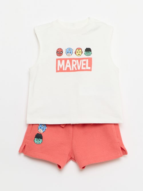 Ensemble 2 pièces débardeur + short 'Marvel' - Kiabi