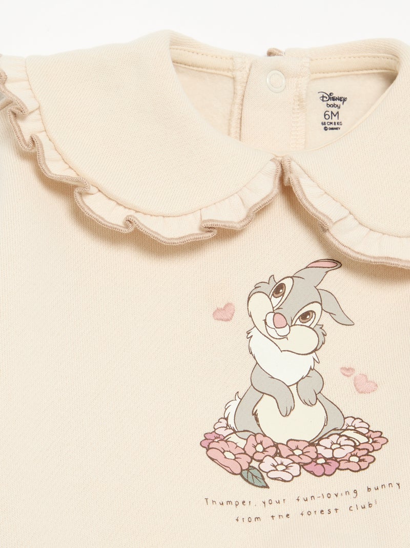 Ensemble 2 pièces 'Disney - Sweat + legging Beige - Kiabi