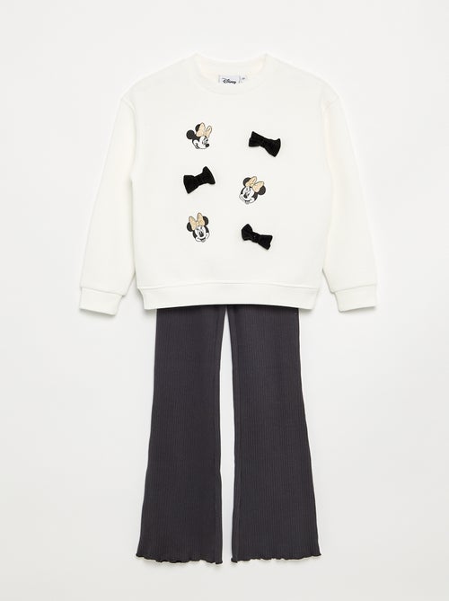 Ensemble 2 pièces 'Disney' 'Minnie' -  Sweat + legging - Kiabi