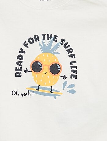 Ensemble 2 pièces en coton T-shirt + short