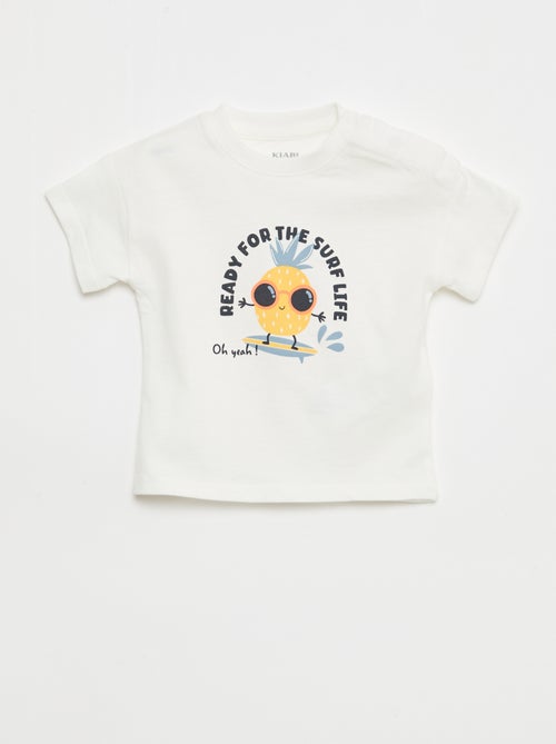 Ensemble 2 pièces en coton  T-shirt + short - Kiabi